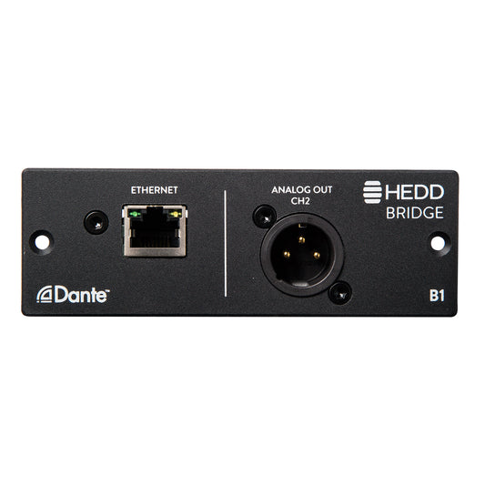 HEDD Dante 2-Channel Bridge Module for Select Studio Monitors