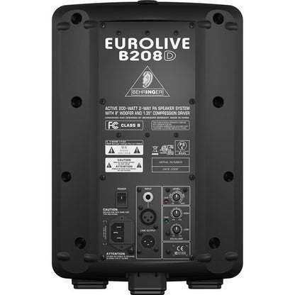Behringer Eurolive B208D Active 200-Watt 2-Way PA Speaker System