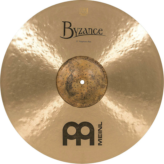 Meinl 21” Byzance Traditional Polyphonic Ride Cymbal