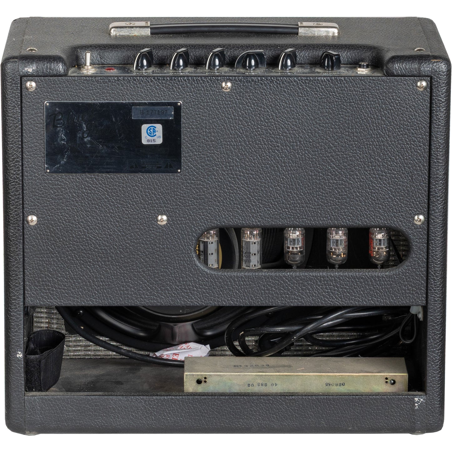 Fender Blues Junior 120V Combo Amp - Black and Silver