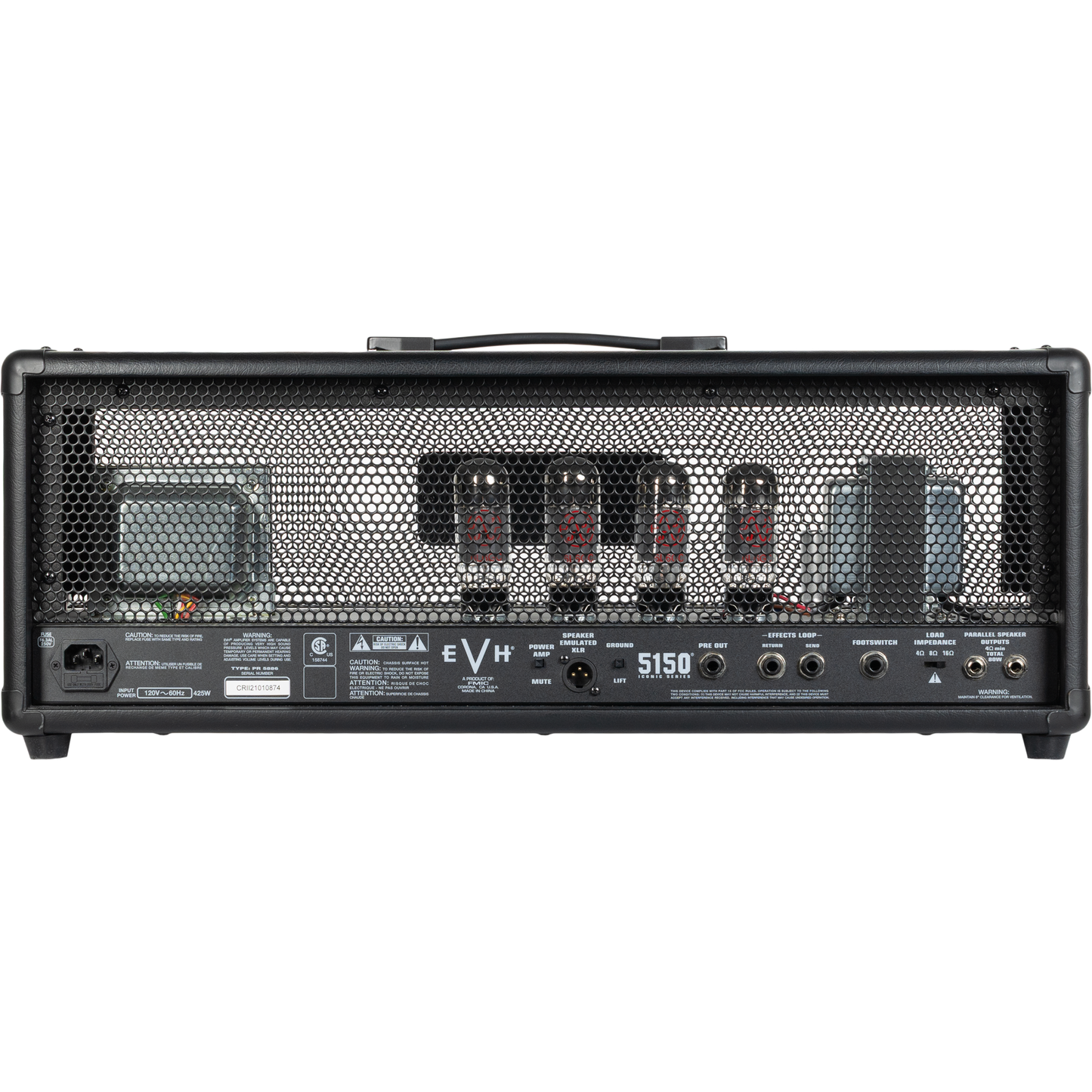 EVH 5150 Iconic Series 80W Head Amplifier - Black