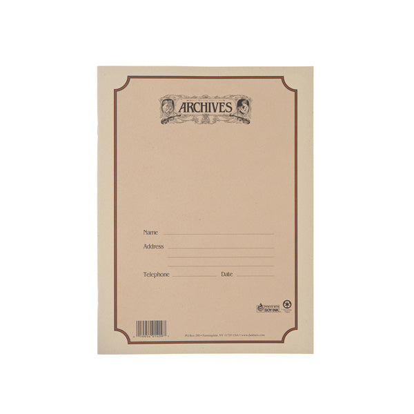 Archives B6S-64 spiral bound manuscript paper book, 6 stave, 64 pages