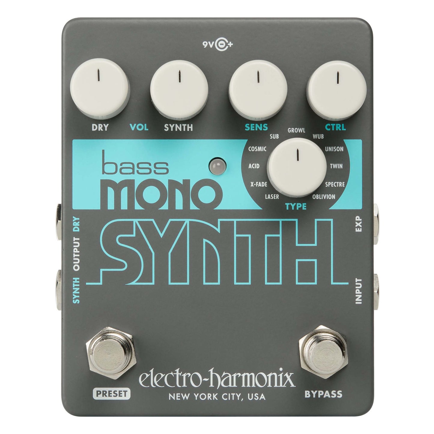 Electro Harmonix Bass Mono Synth Bass Synthesizer Pedal