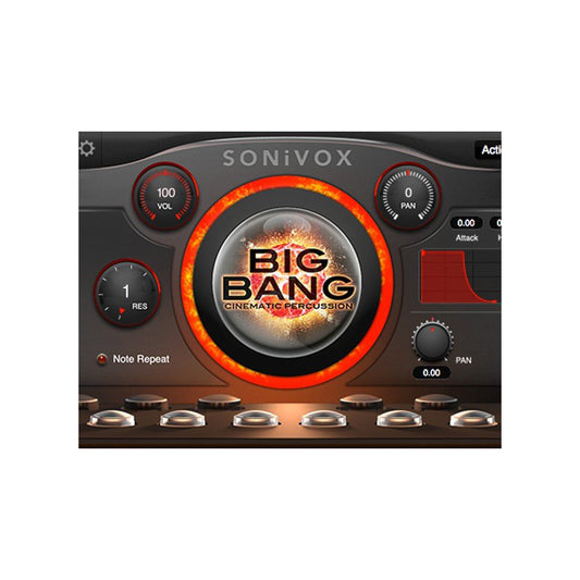 SoniVox Big Bang Cinematic Percussion Virtual Instrument