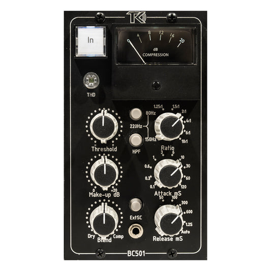 TK Audio BC501 Blend Control 500-Series Stereo Compressor Module