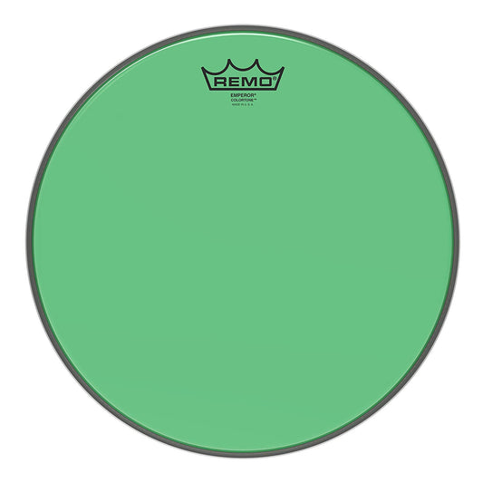 Remo Emperor Colortone Green Drumhead - 13”
