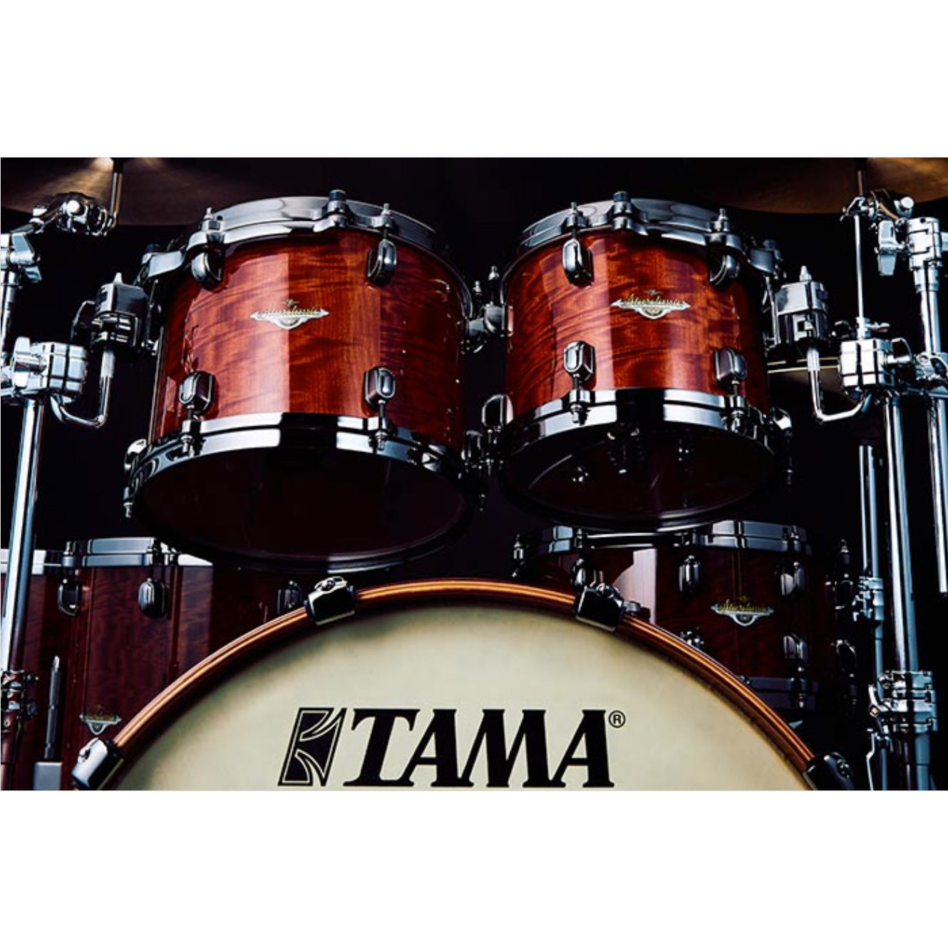 Tama Starclassic Bubinga 5-Piece Shell Pack - Gloss African Cherry