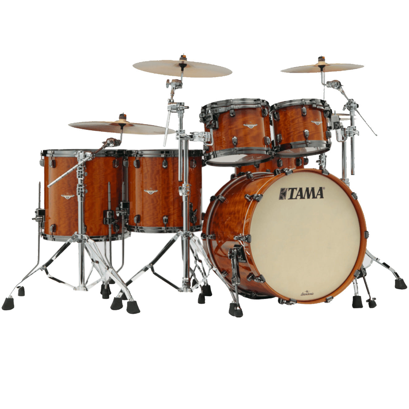 Tama Starclassic Bubinga 5-Piece Shell Pack - Gloss African Cherry