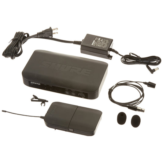 Shure BLX14/CVL-H9 Wireless System with CVL Lavalier Microphone, H9