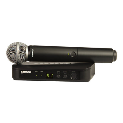Shure BLX24/SM58-H10 Wireless Vocal System with SM58 Handheld Microphone, H10
