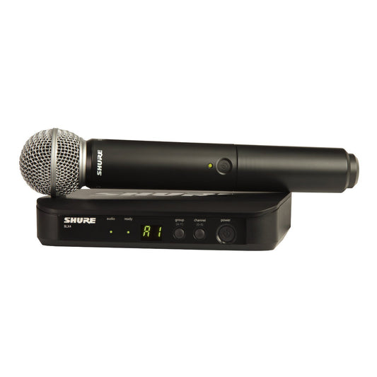 Shure BLX24/SM58-H10 Wireless Vocal System with SM58 Handheld Microphone, H10