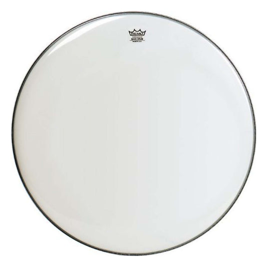 Remo WeatherKing Smooth White Ambassador Bass Drumhead 24 Inches
