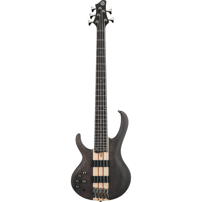 Ibanez BTB605 BTB Standard Left Handed 5-String Electric Bass - Transparent Gray Flat