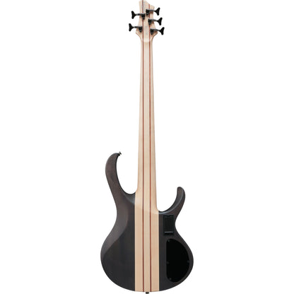 Ibanez BTB605 BTB Standard Left Handed 5-String Electric Bass - Transparent Gray Flat