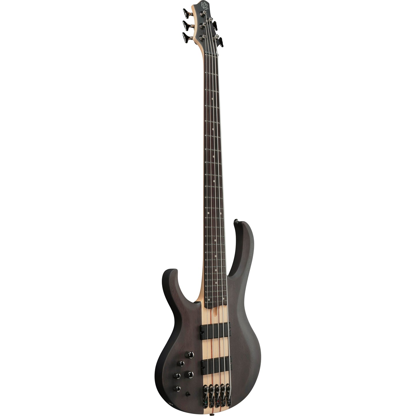 Ibanez BTB605 BTB Standard Left Handed 5-String Electric Bass - Transparent Gray Flat