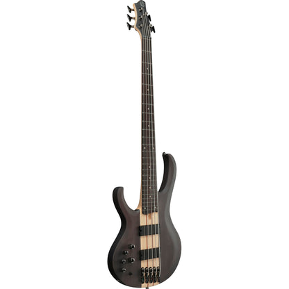 Ibanez BTB605 BTB Standard Left Handed 5-String Electric Bass - Transparent Gray Flat