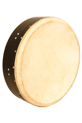 Roosebeck BTN4B Inside Tunable Bodhran with Single Removable Bar, 14x3.5