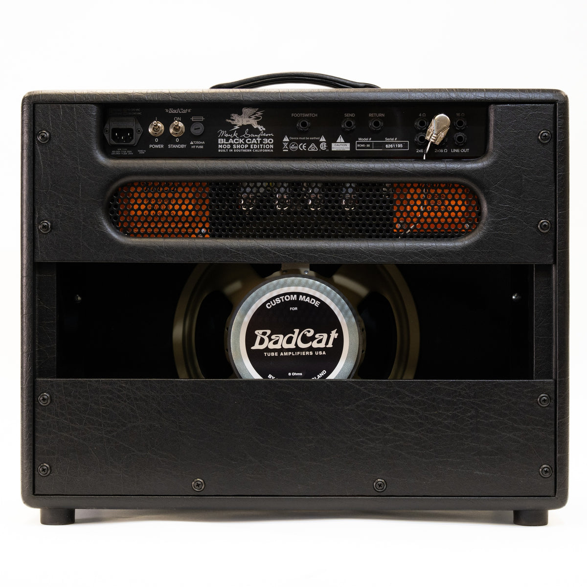 Bad Cat Amplifiers Mark Sampson Modded Black Cat 30-W 1x12" Tube Combo Amplifier