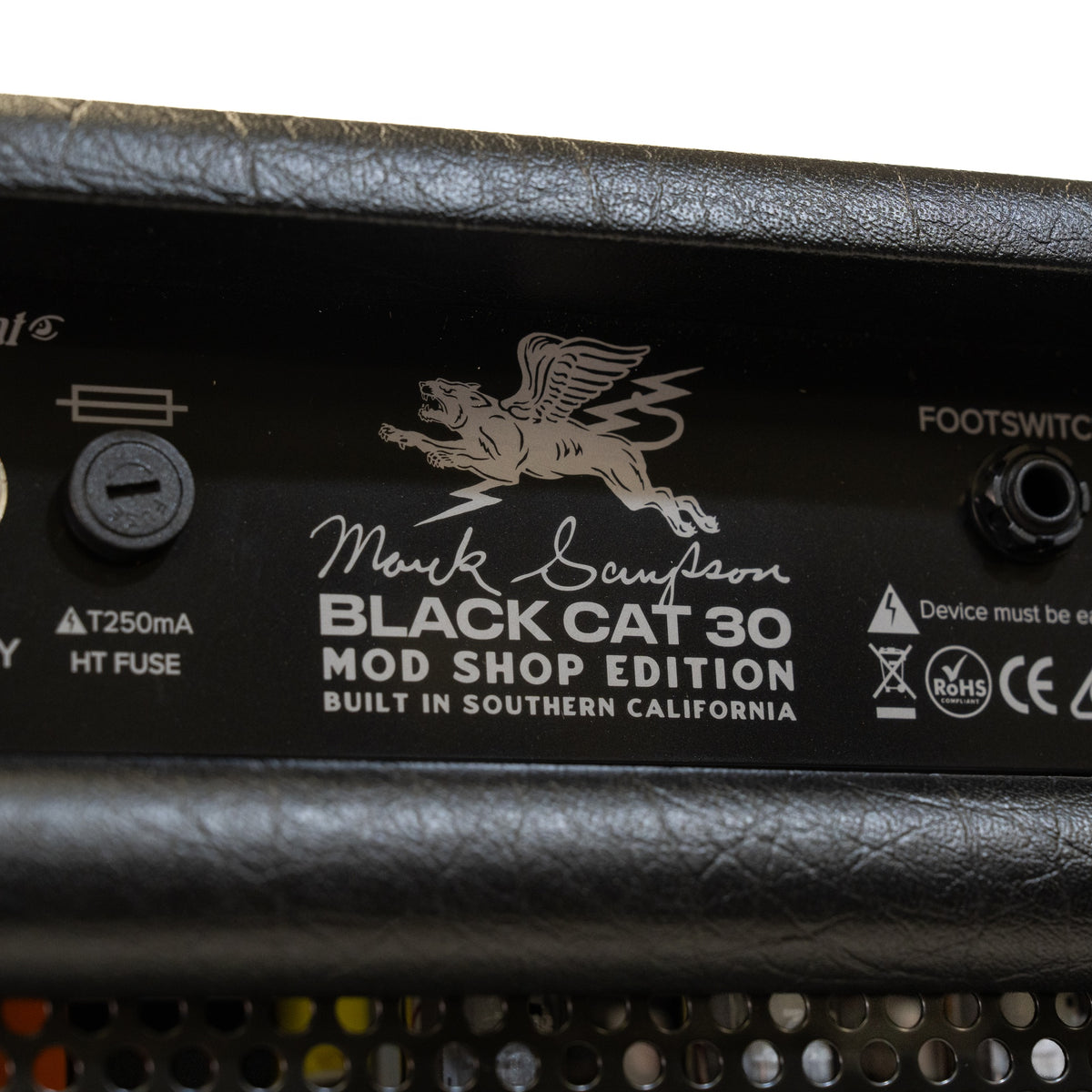 Bad Cat Amplifiers Mark Sampson Modded Black Cat 30-W 1x12" Tube Combo Amplifier