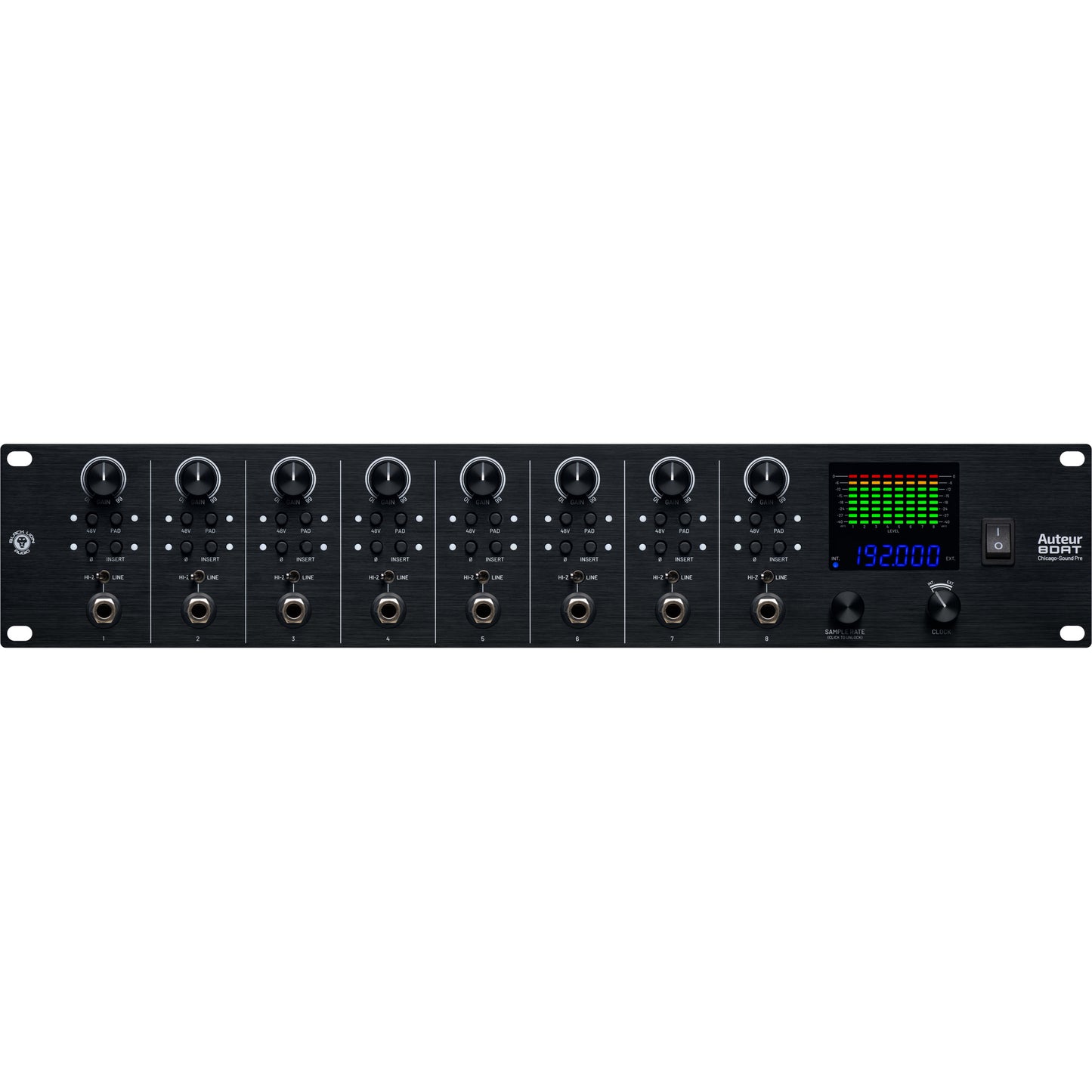 Black Lion Audio 8DAT 8 Channel Auteur Packed Mic Pre