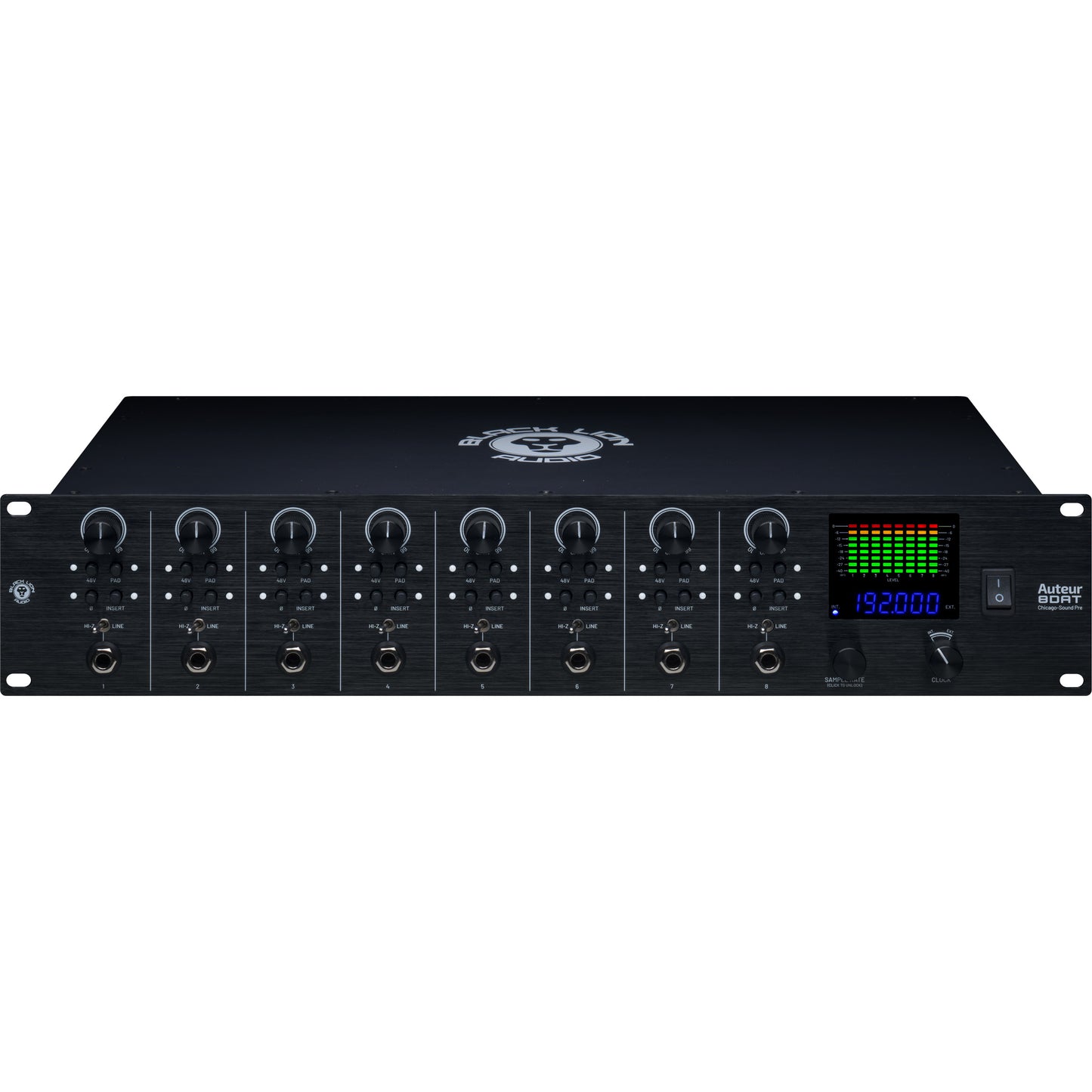 Black Lion Audio 8DAT 8 Channel Auteur Packed Mic Pre