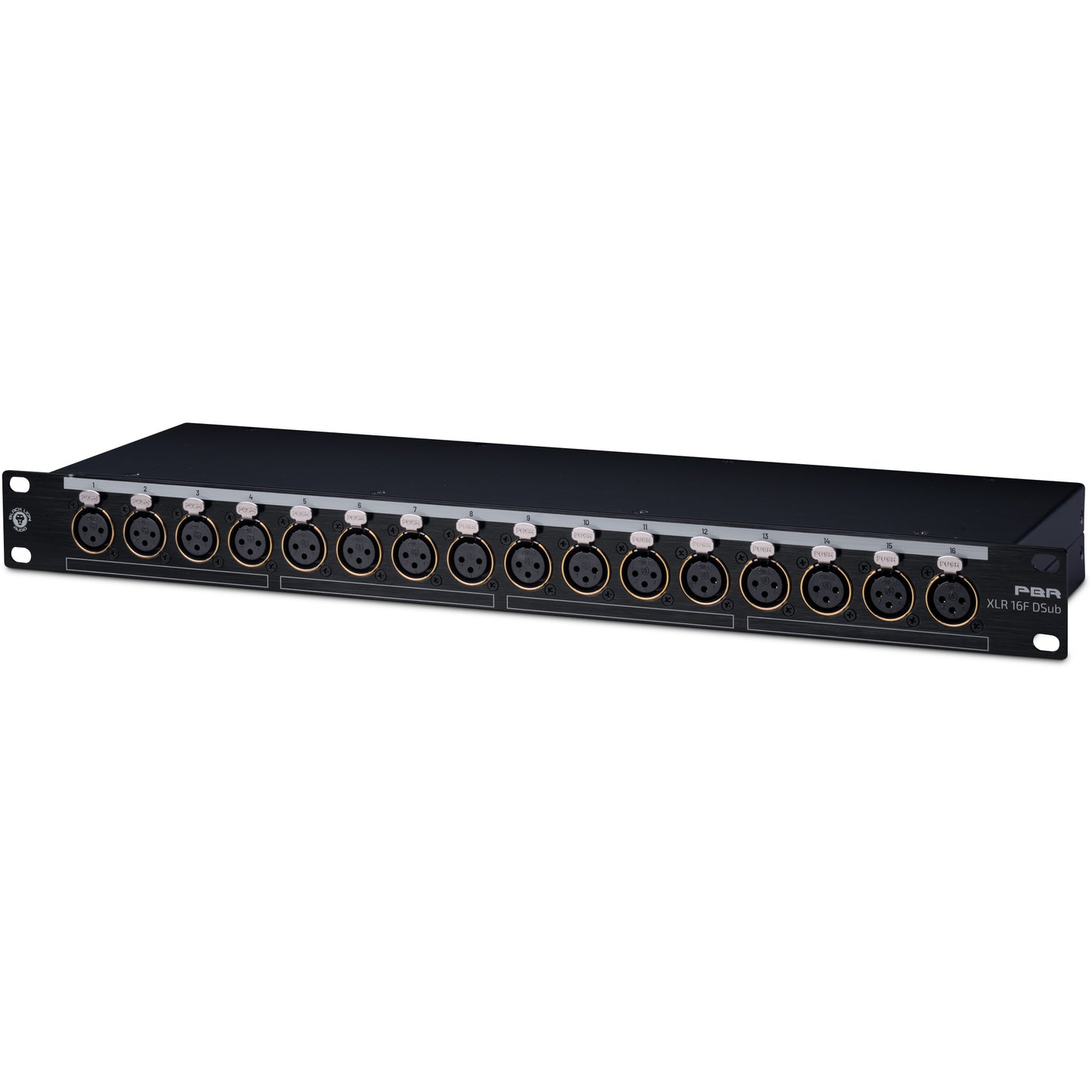 Black Lion Audio PBR XLR 16F DSub - Gold-Plated Female XLR/DB25 Patchbay