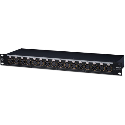 Black Lion Audio PBR XLR 16F DSub - Gold-Plated Female XLR/DB25 Patchbay