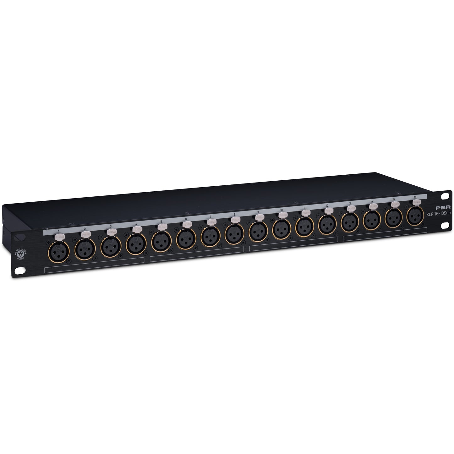 Black Lion Audio PBR XLR 16F DSub - Gold-Plated Female XLR/DB25 Patchbay