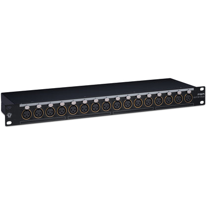 Black Lion Audio PBR XLR 16F DSub - Gold-Plated Female XLR/DB25 Patchbay