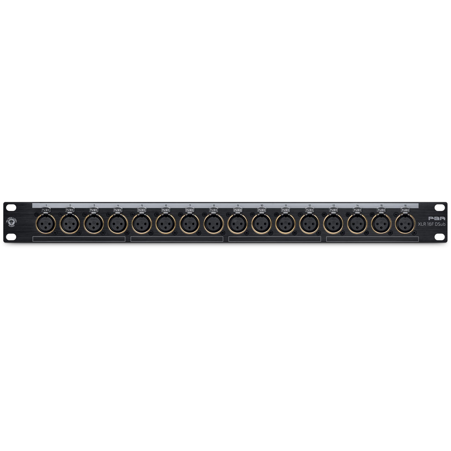 Black Lion Audio PBR XLR 16F DSub - Gold-Plated Female XLR/DB25 Patchbay