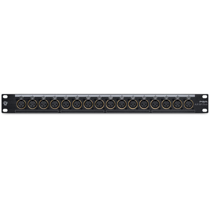 Black Lion Audio PBR XLR 16F DSub - Gold-Plated Female XLR/DB25 Patchbay