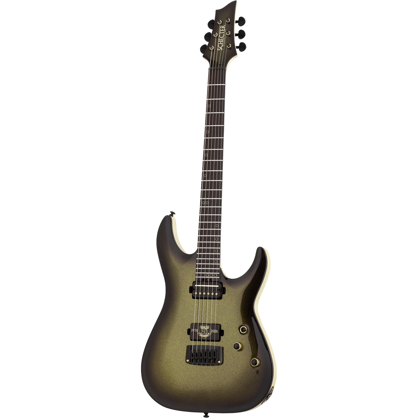 Schecter C-1 50th Anniversary Electric Guitar - Gold Burst