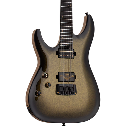 Schecter C-1 50th Anniversary Left Handed Electric Guitar - Gold Burst