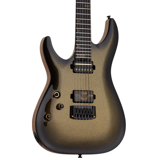 Schecter C-1 50th Anniversary Left Handed Electric Guitar - Gold Burst