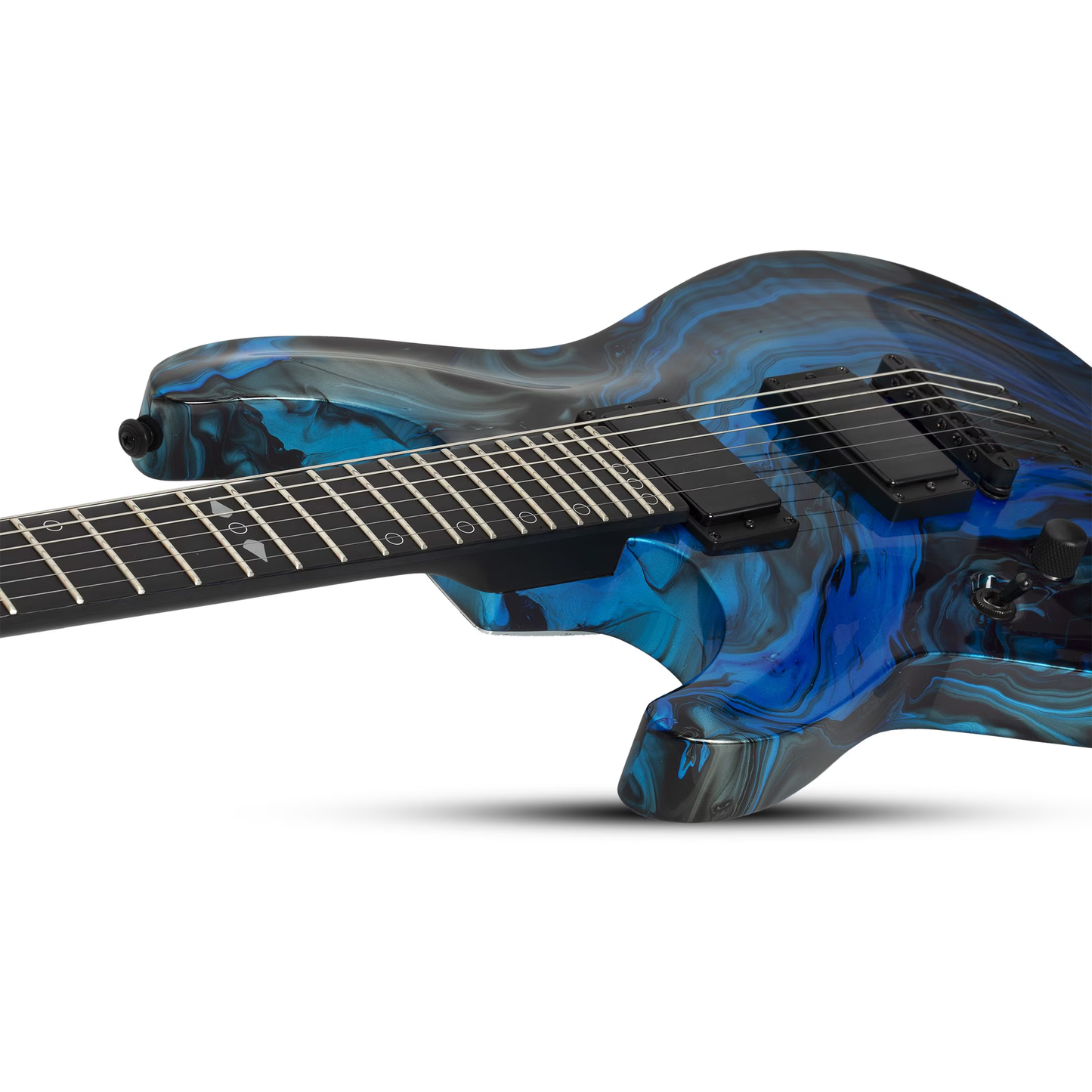 Schecter C-1 Hydro-Dip Left Handed Electric Guitar - Midnight Tide