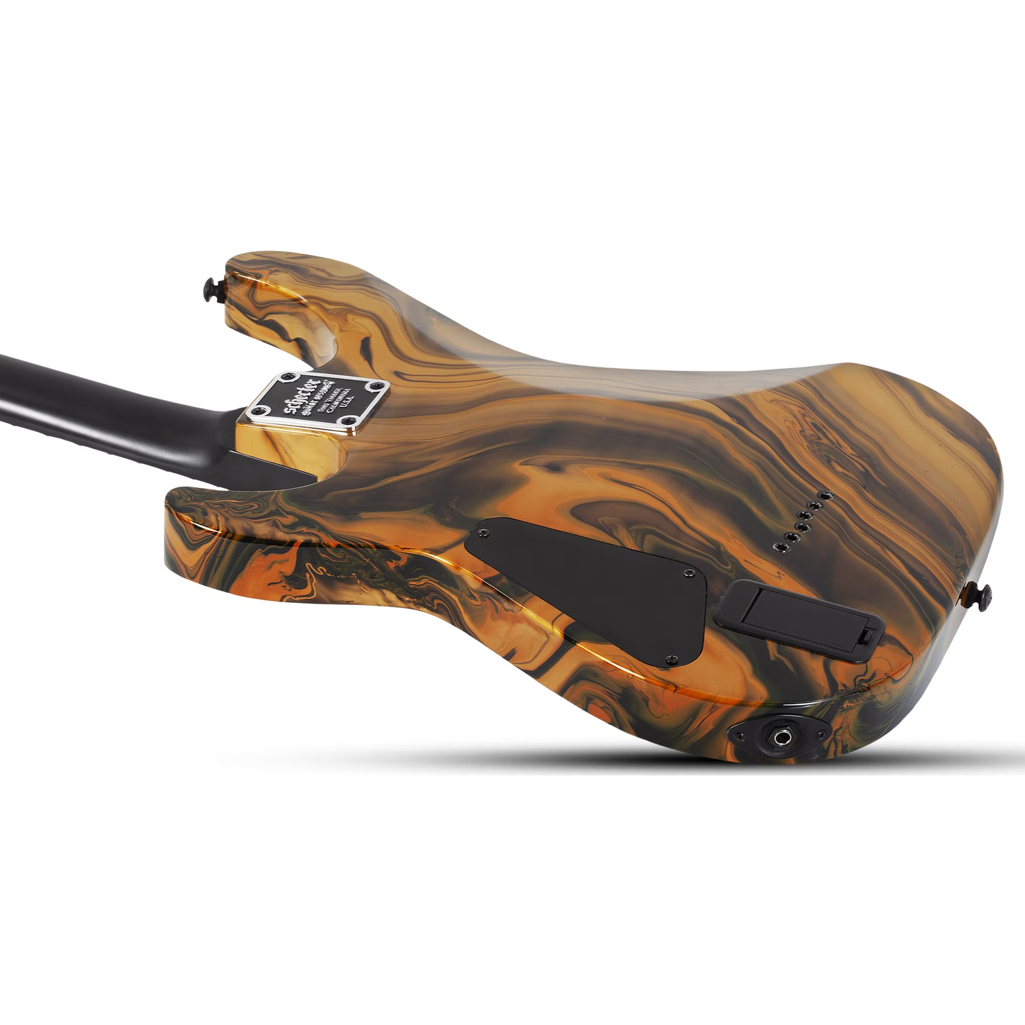 Schecter C-1 Hydro-Dip Electric Guitar - Golden Eclipse