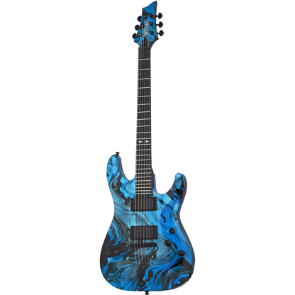 Schecter C-1 Hydro-Dip Electric Guitar - Midnight Tide