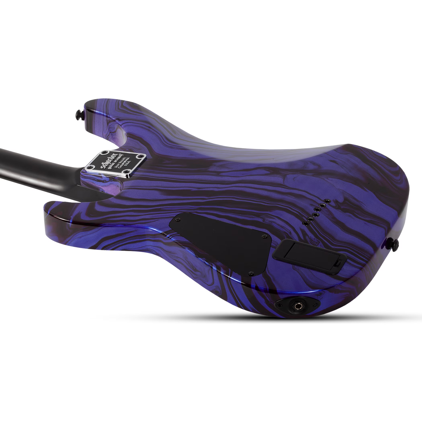Schecter C-1 Hydro-Dip Electric Guitar - Purple Obsidian