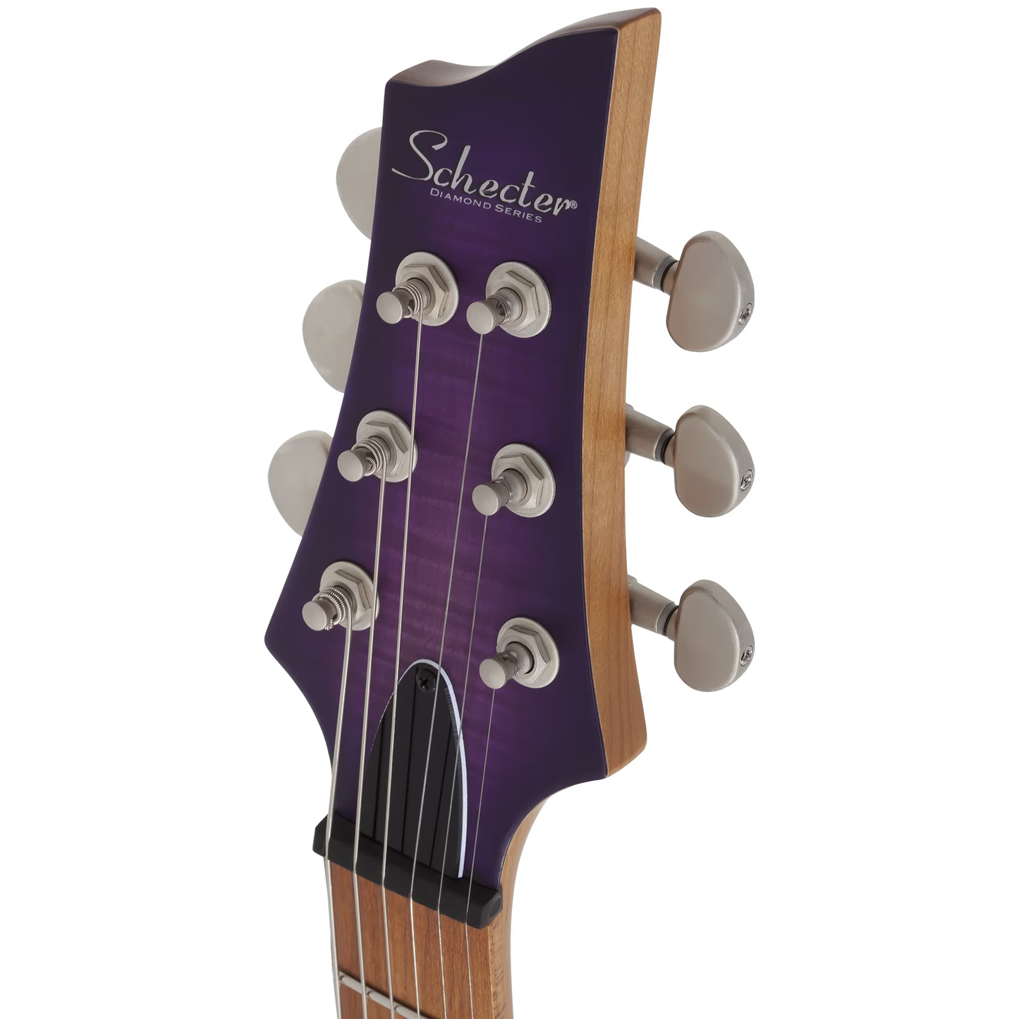 Schecter C-1 Standard Plus Electric Guitar - Transparent Purple Burst