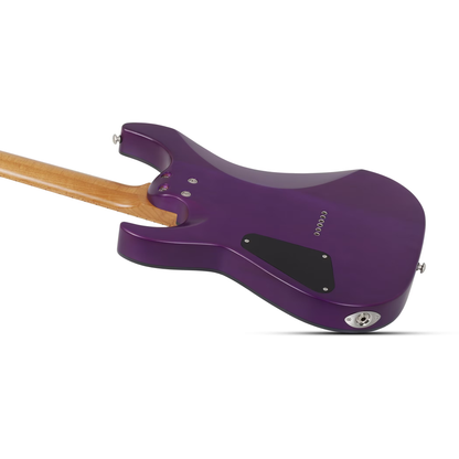 Schecter C-1 Standard Plus Electric Guitar - Transparent Purple Burst