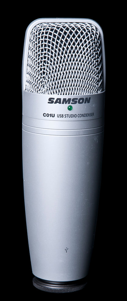 Samson 01 Samson C01U Pro USB Studio Condenser Microphone (Silver) – Alto Music