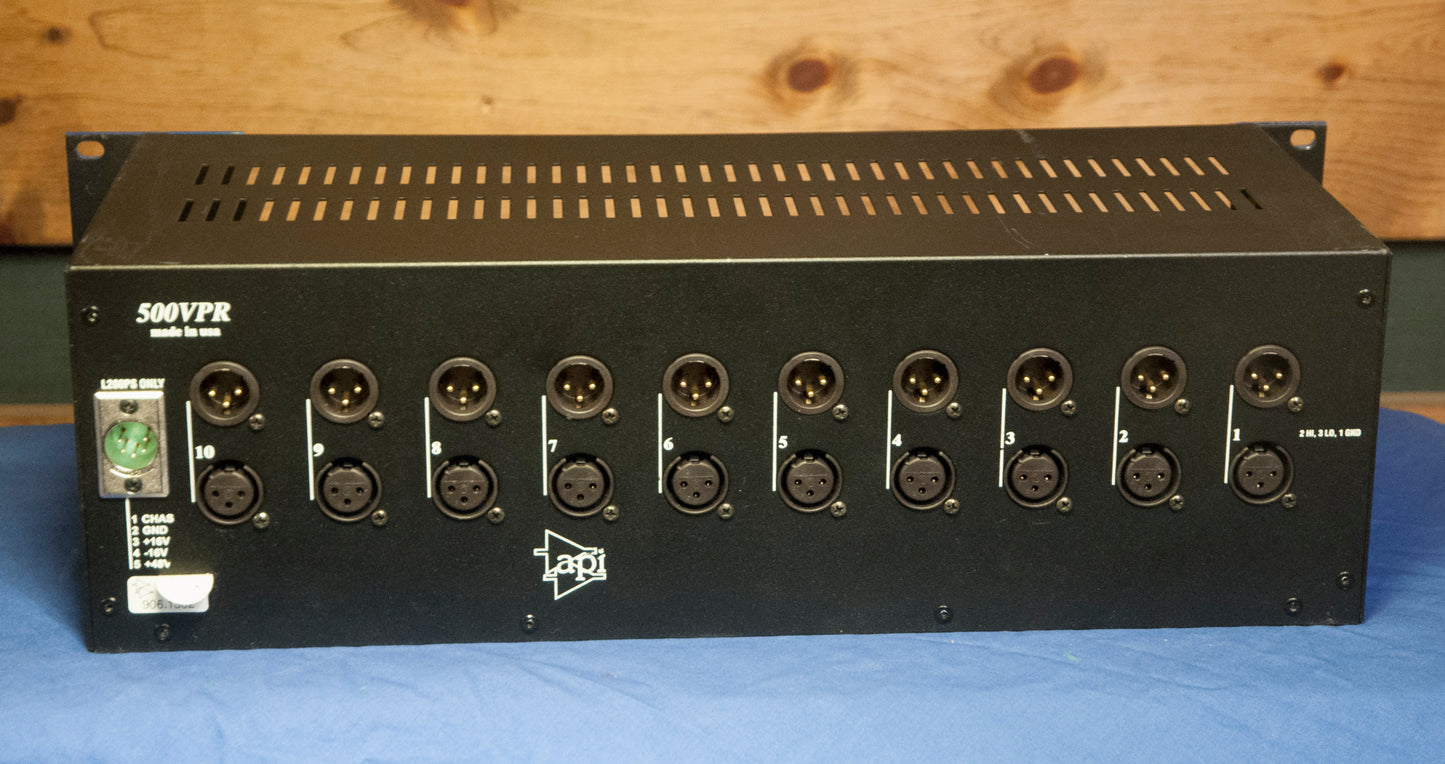 API 10 Slot 500-Series Rack w/ l200 Psu (C101680)