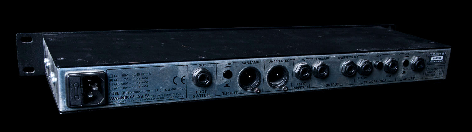 Bass Sound Module Rackmount Tech 21 SansAmp RBI Rackmount Bass Pre Amp – Alto Music