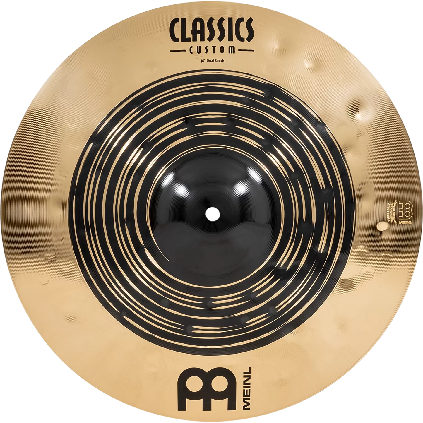 Meinl 16” Classic Custom Dual Crash Cymbal