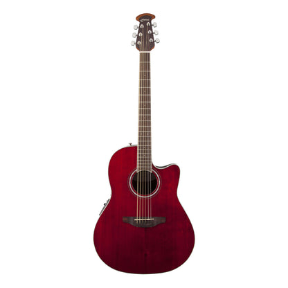 Ovation CE44RR Celebrity Elite Mid Depth Acoustic Electric Guitar - Ruby Red