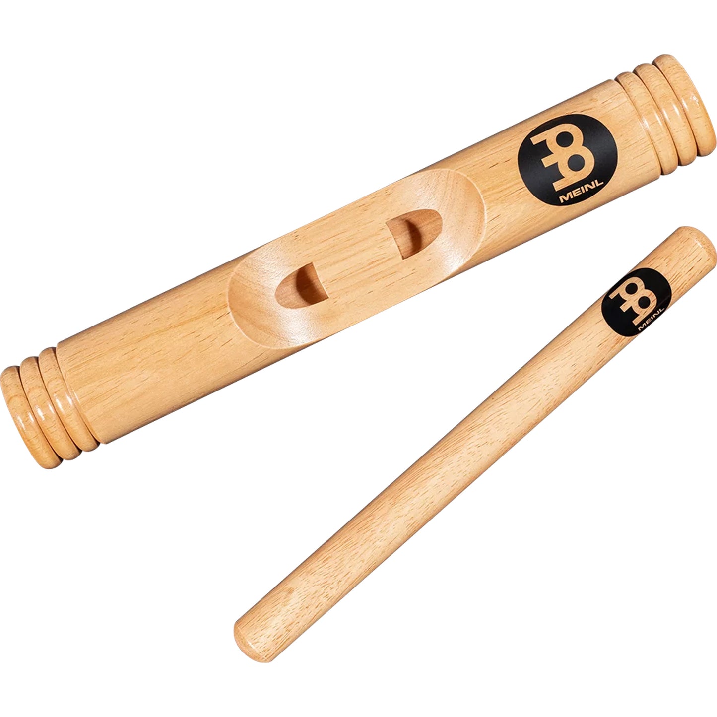 Meinl Percussion CL3HW Wood Claves African - Hollowed Out Hardwood