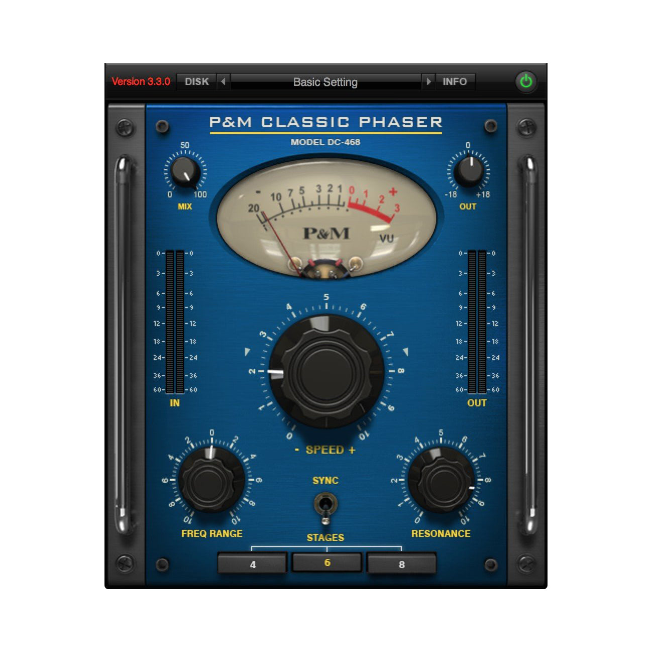 Plug and Mix Classic Phaser Plug-In