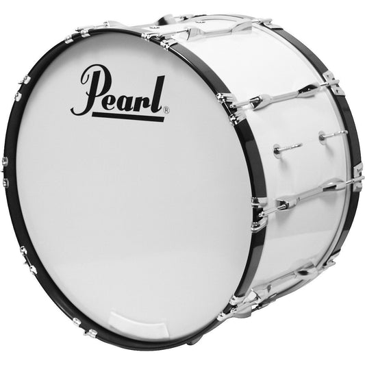 Pearl Competitor Marching Bass Drum #33 Pure White 26x14