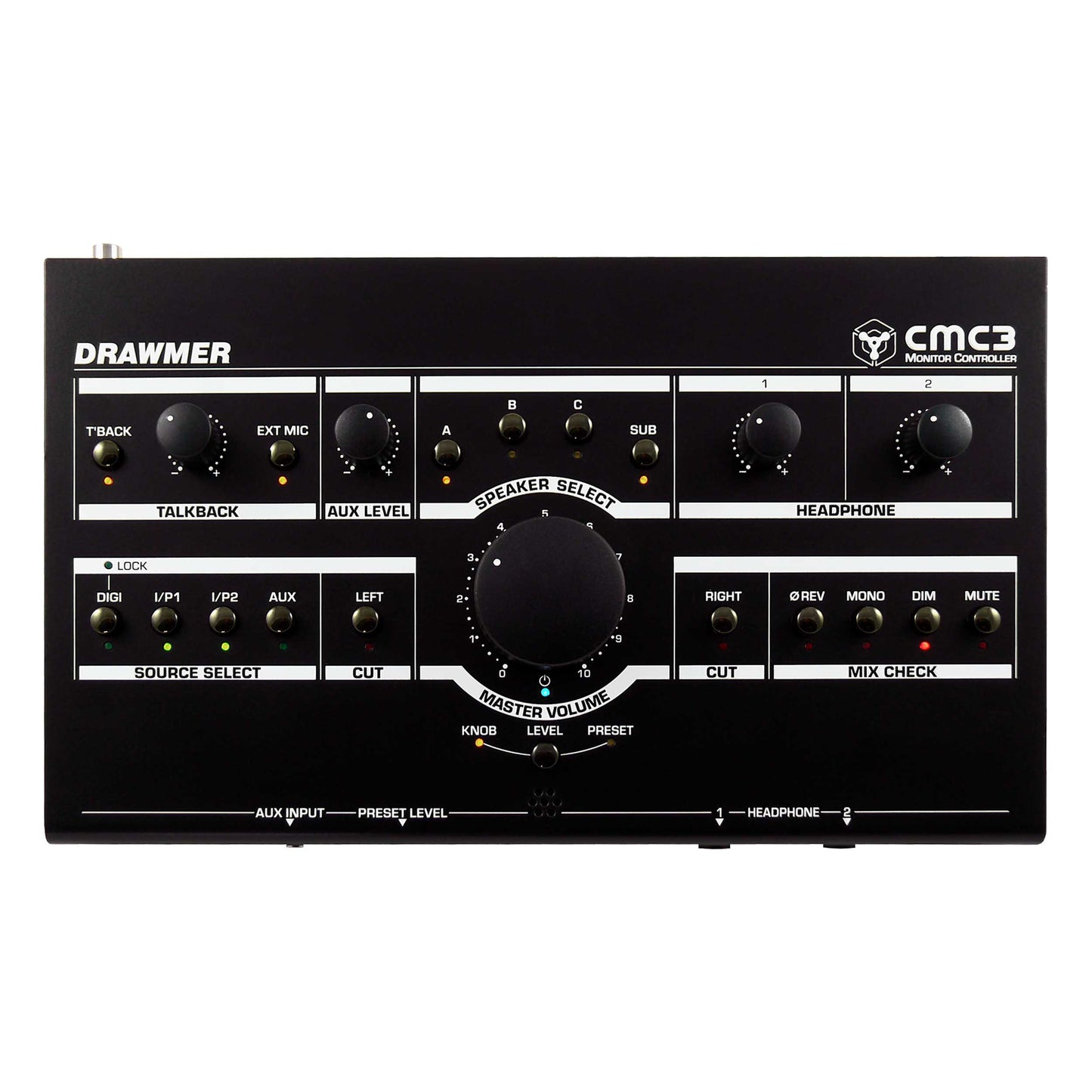 Drawmer CMC3 4 Source 3 Out Compact Monitor Controller