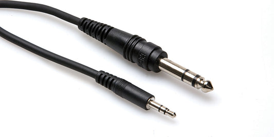 Hosa CMS-105 Cable 3.5mm TRS to 1/4"" TRS 5ft